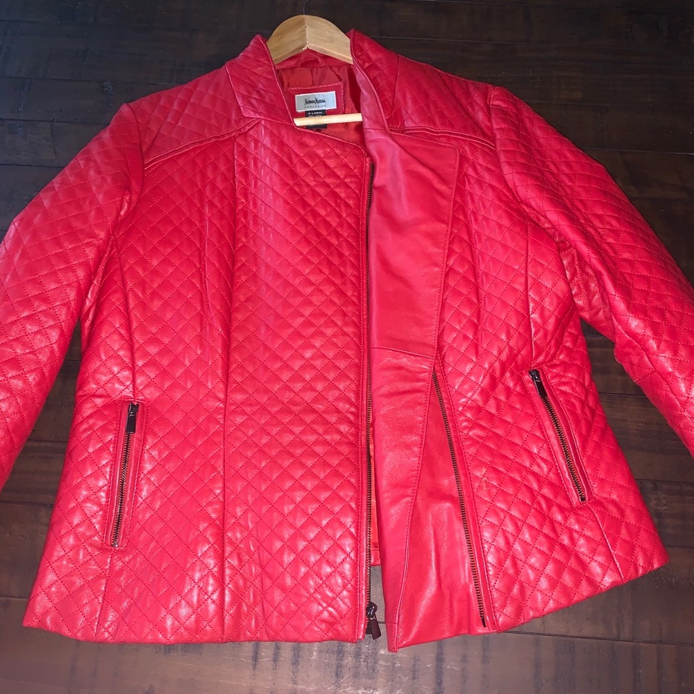 Leather Neiman Marcus Jacket